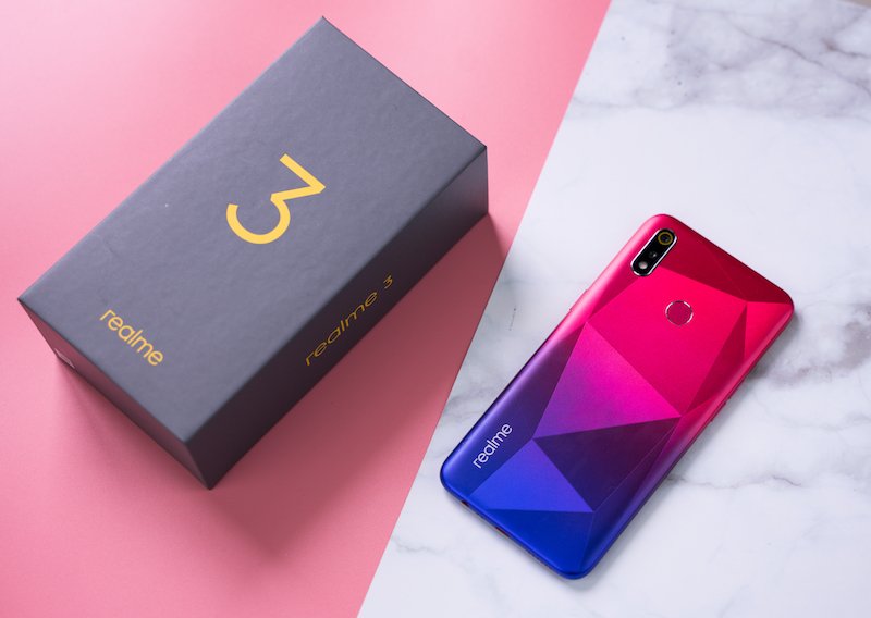 Realme 3 có thêm màu sắc kim cương hồng