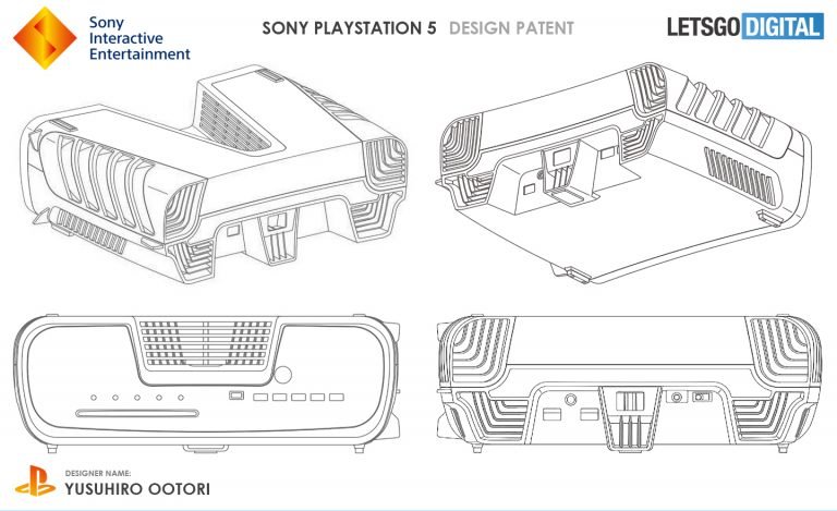 Rò rỉ hình ảnh thiết kế chữ V của Sony PlayStation 5