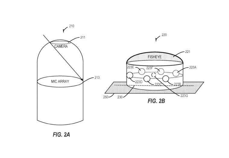 Microsoft nhận bằng sáng chế thiết bị AI với camera mắt cá và nhiều microphone