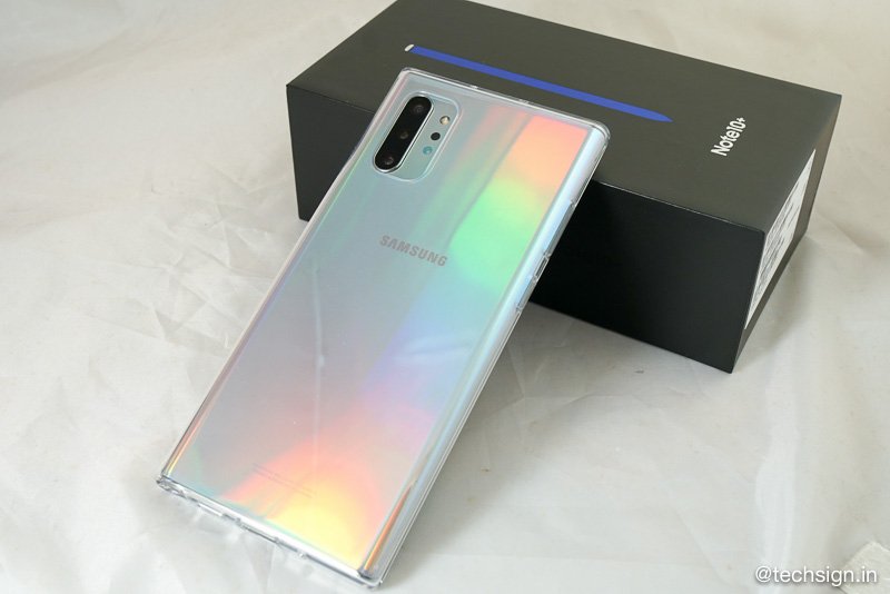 Mở hộp Samsung Galaxy Note10+ màu Aura Glow bản thương mại