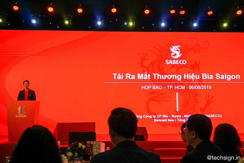 Sabeco tái ra mắt thương hiệu bia Saigon