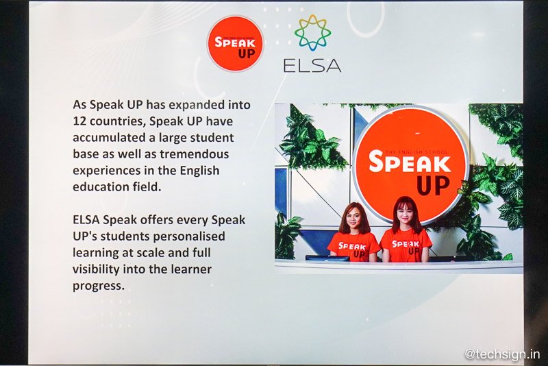 Trường Anh ngữ Speak UP hợp tác cùng ứng dụng ELSA Speak