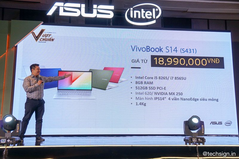 ASUS VivoBook S15/S14 ra mắt, nhiều màu, camera 3D hồng ngoại