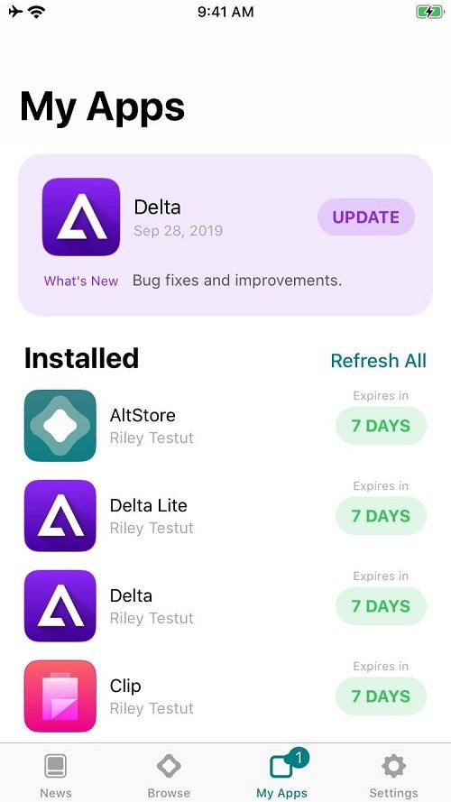 Cửa hàng ứng dụng AltStore hỗ trợ cài đặt phần mềm ngoài App Store