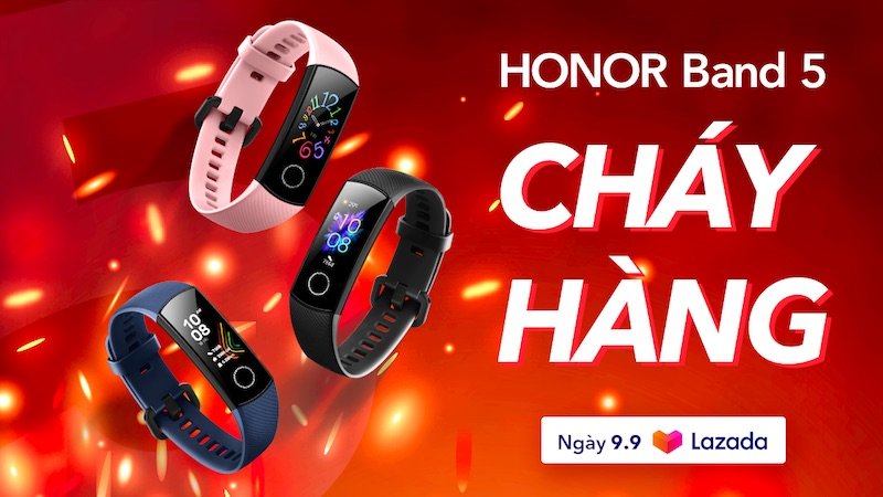 Honor Band 5 bán hết ngay trong ngày 9/9