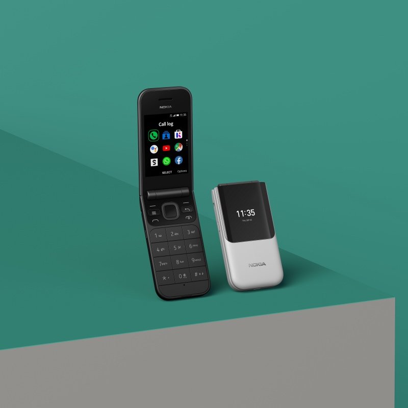 Nokia 2720 Flip nắp gập ra mắt, hai màu, hỗ trợ 4G, giá 2 triệu