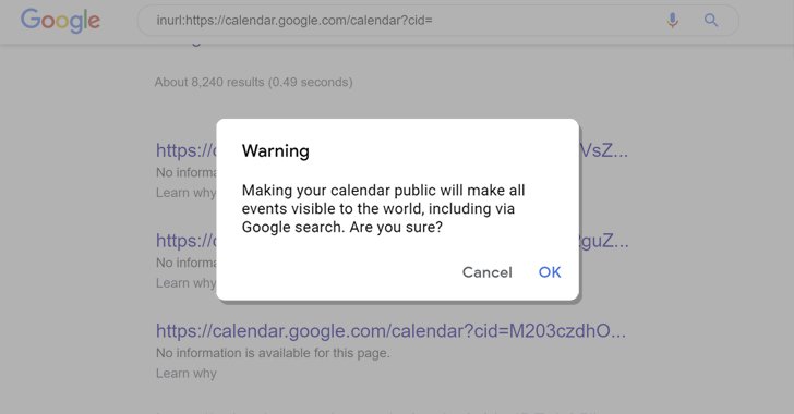 Rò rỉ dữ liệu hàng ngàn người dùng Google Calendar