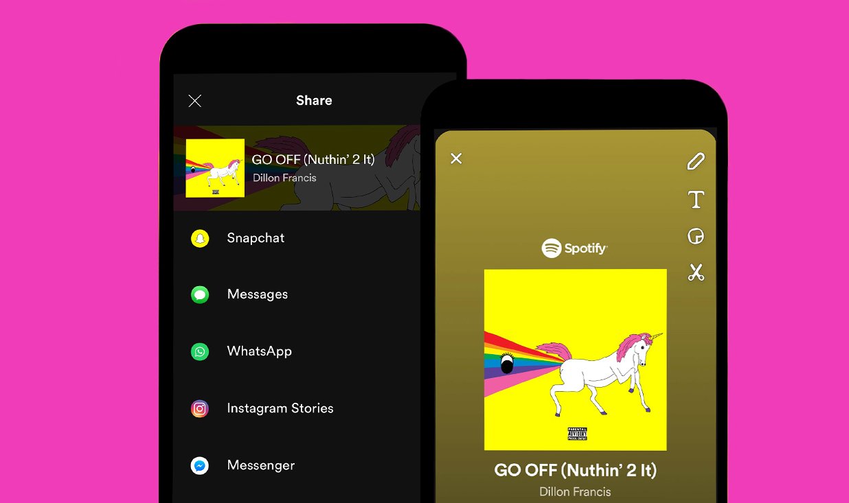 Spotify cho phép chia sẻ nhạc, podcast trực tiếp trên Snapchat Story