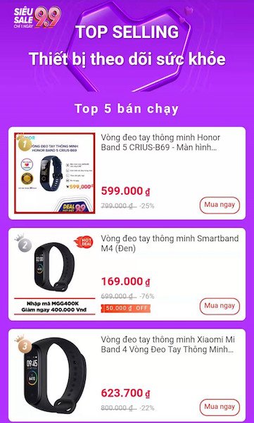 Honor Band 5 bán hết ngay trong ngày 9/9