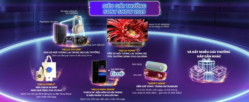 Triển lãm Sony Show 2019 sẽ diễn ra vào tuần tới