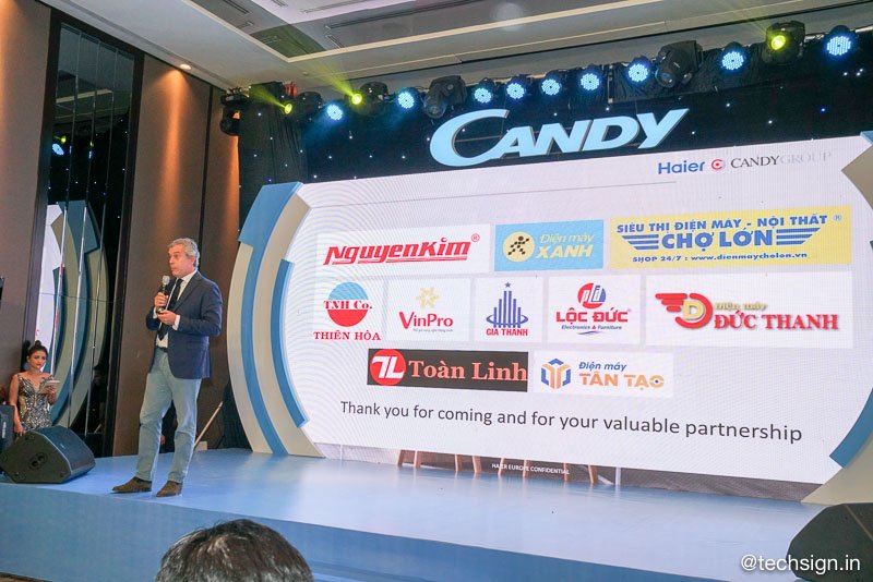 BMD giới thiệu dòng máy giặt Rapido’ từ thương hiệu Candy