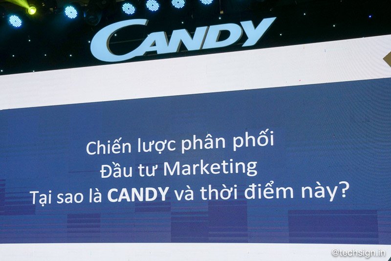 BMD giới thiệu dòng máy giặt Rapido’ từ thương hiệu Candy