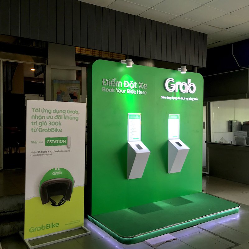 Grab thử nghiệm khu vực đón trả khách GrabBike tại Bến xe Miền Đông