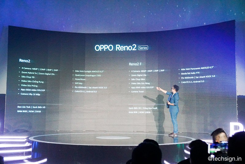 OPPO Reno2 và Reno2 F chính thức, bán từ 26/10, giá 15 và 9 triệu đồng