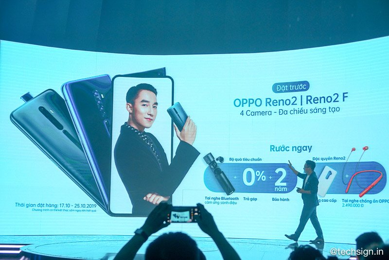 OPPO Reno2 và Reno2 F chính thức, bán từ 26/10, giá 15 và 9 triệu đồng