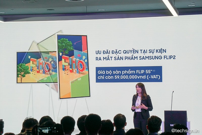 Ra mắt bảng tương tác Samsung Flip 2 