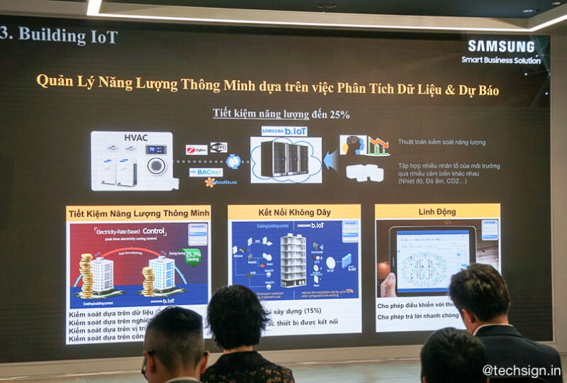 Samsung giới thiệu gói Giải pháp Thông minh Smart Solutions cho gia đình và tòa nhà