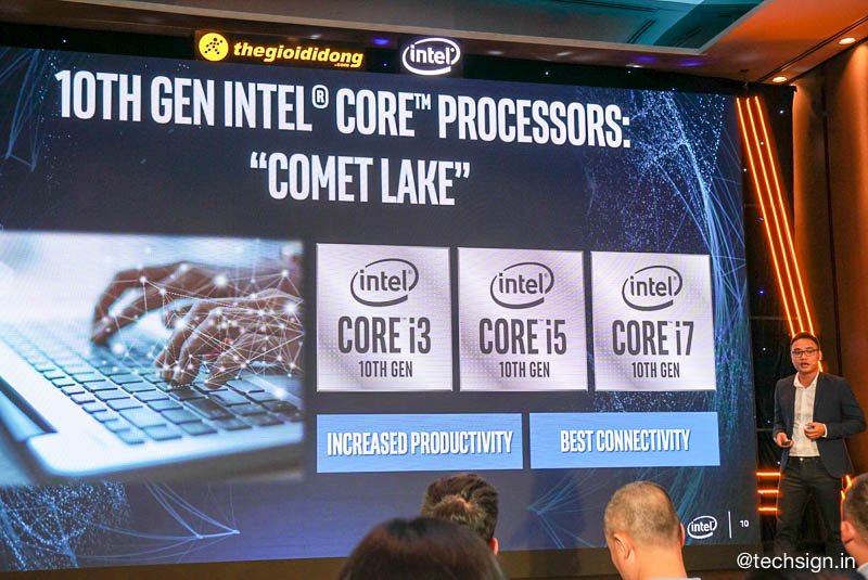 Thế Giới Di Động phối hợp Intel ra mắt vi xử lý Intel Core thế hệ thứ 10