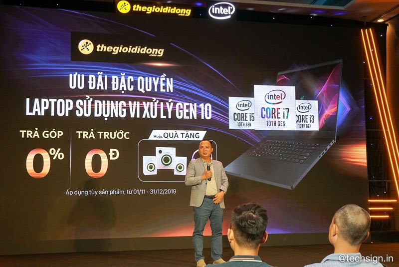 Thế Giới Di Động phối hợp Intel ra mắt vi xử lý Intel Core thế hệ thứ 10