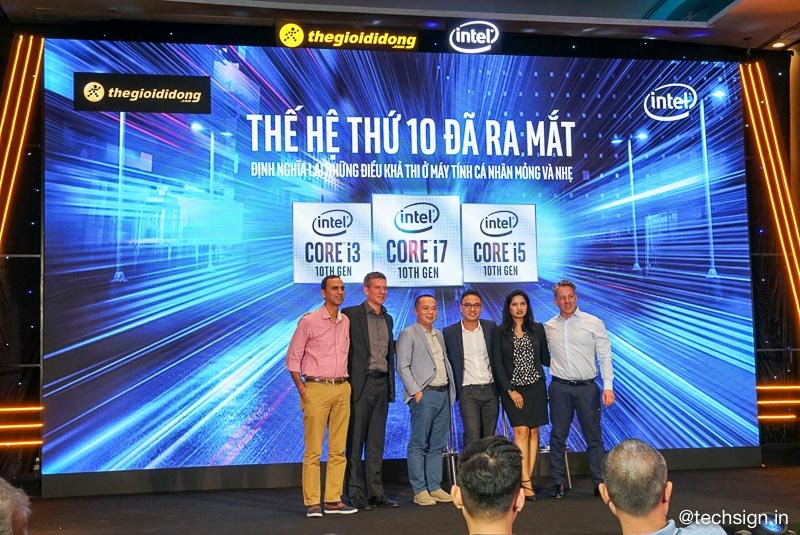 Thế Giới Di Động phối hợp Intel ra mắt vi xử lý Intel Core thế hệ thứ 10