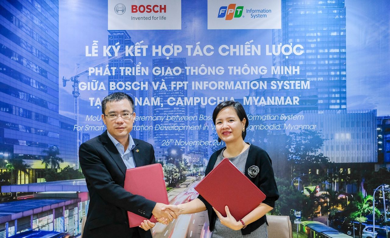 Bosch hợp tác FPT IS phát triển giải pháp Giao thông thông minh