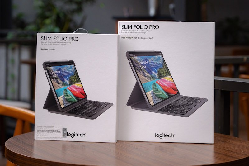 Logitech Slim Folio Pro: Bàn phím không dây cho iPad Pro