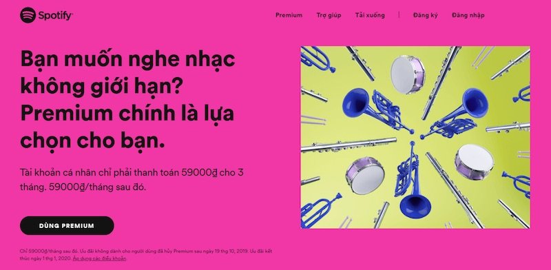 Nhân lễ hội cuối năm, Spotify tung ưu đãi gói Premium