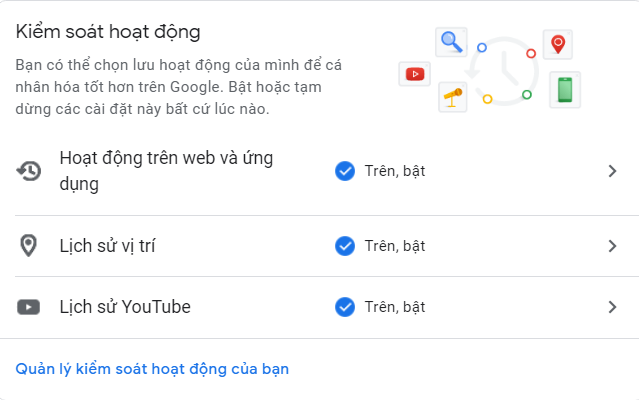 Xóa dữ liệu trợ lý ảo Google Assistant