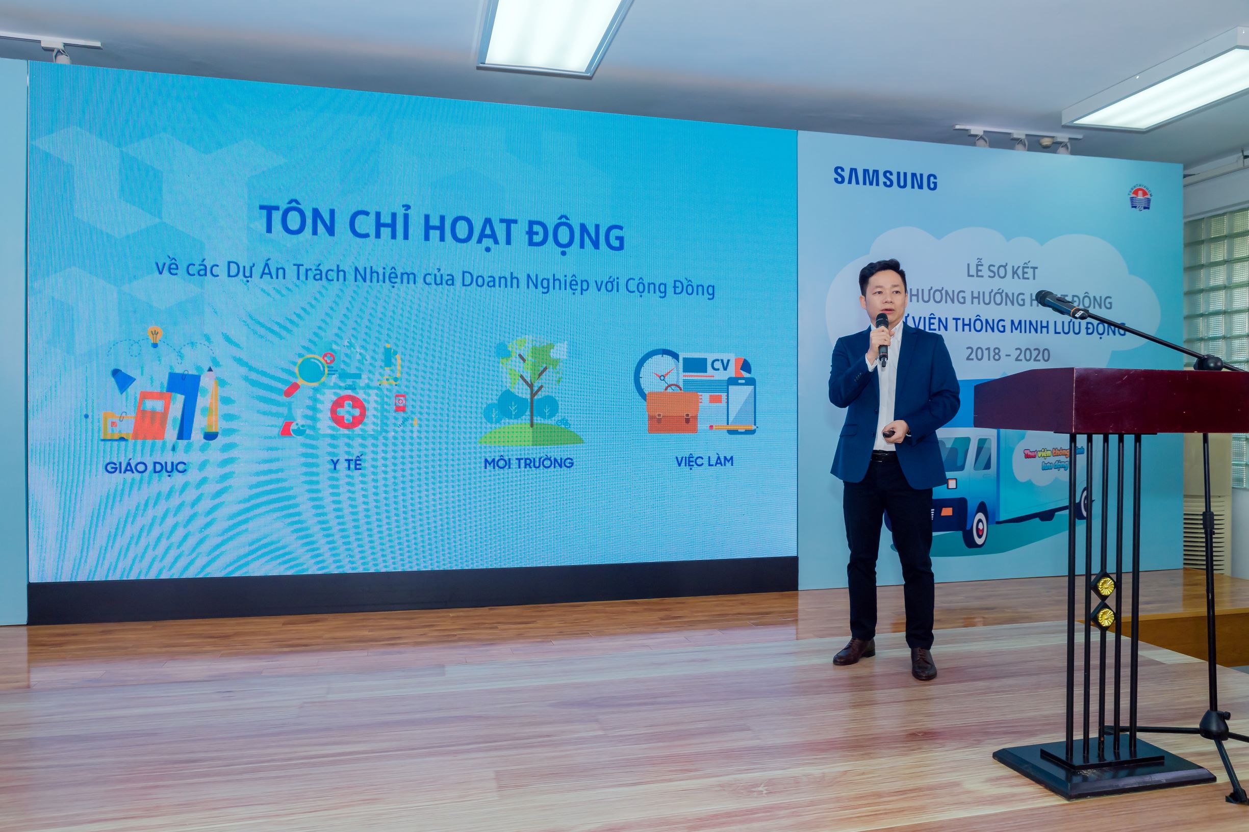 Samsung tiếp tục mở rộng địa bàn phục vụ Thư Viện Thông Minh Lưu Động