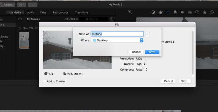 Làm thế nào để cắt video trên máy Mac bằng ứng dụng iMovie?