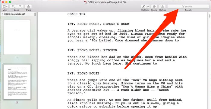 Dùng ứng dụng Preview để tìm kiếm từ, cụm từ cụ thể trong tập tin PDF trên máy Mac