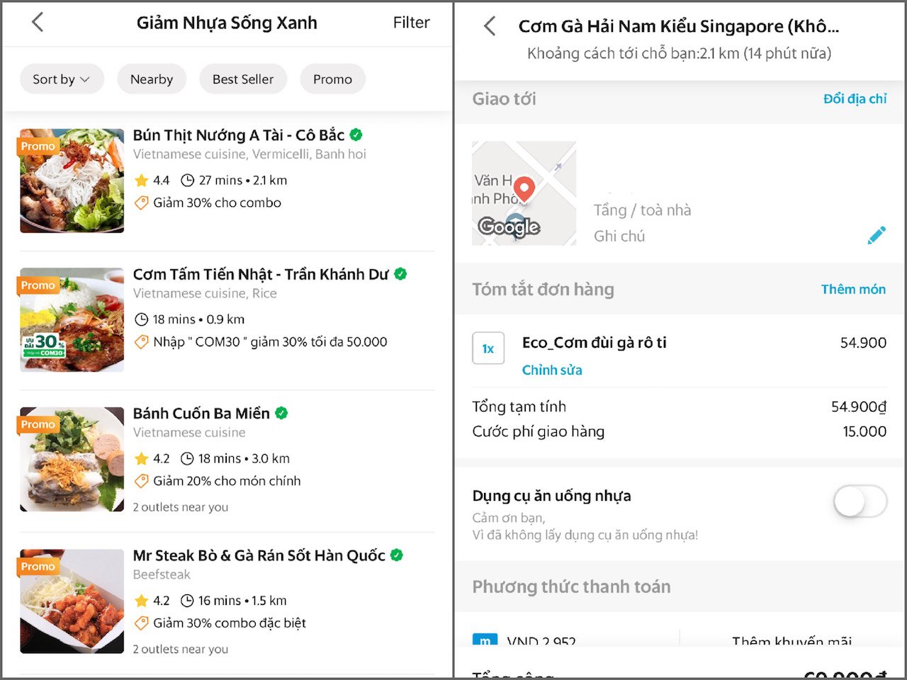 GrabFood chính thức triển khai “Giảm nhựa sống xanh"