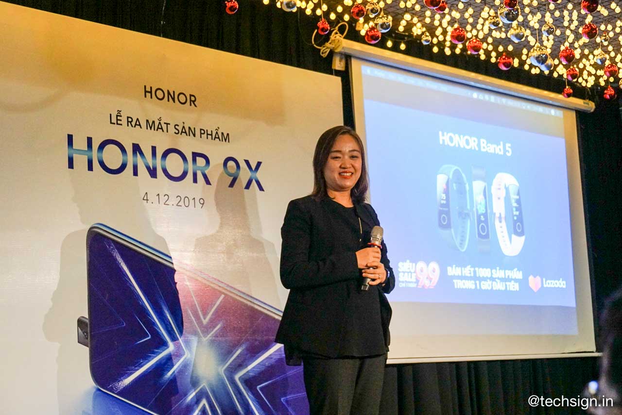 Honor 9X ra mắt cùng đồng hồ và vòng đeo tay thông minh