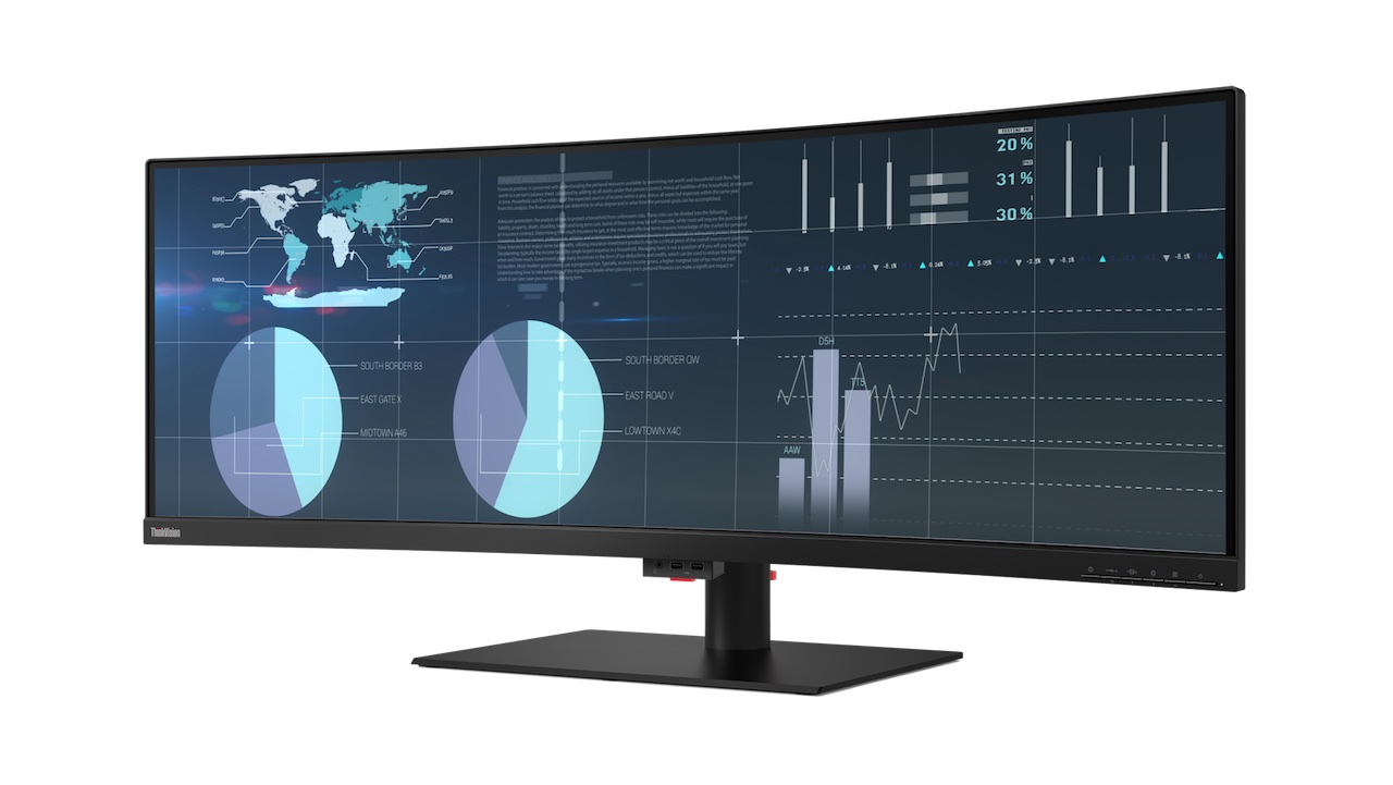 Lenovo giới thiệu 3 màn hình ThinkVision mới dành cho doanh nghiệp