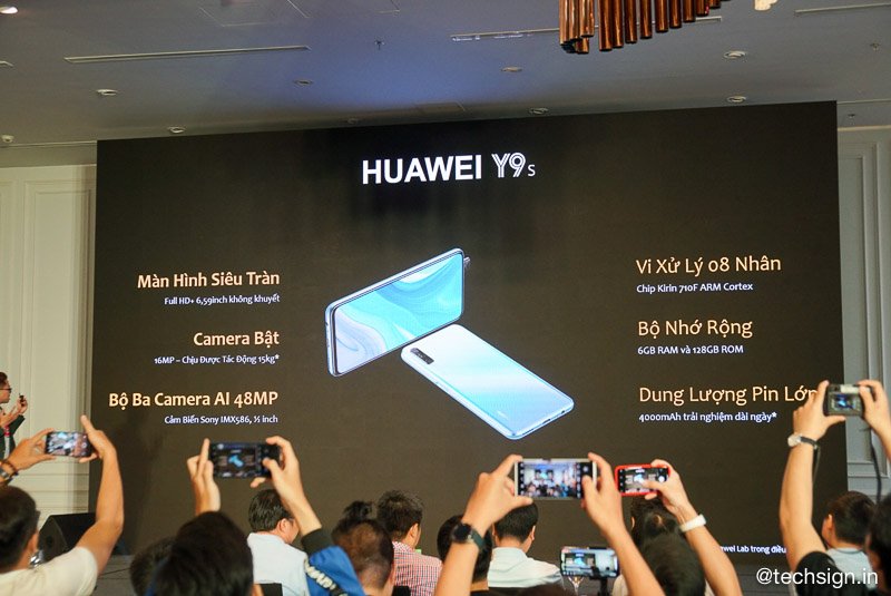 Huawei công bố tai nghe FreeBuds 3 cùng smartphone Huawei Y9s