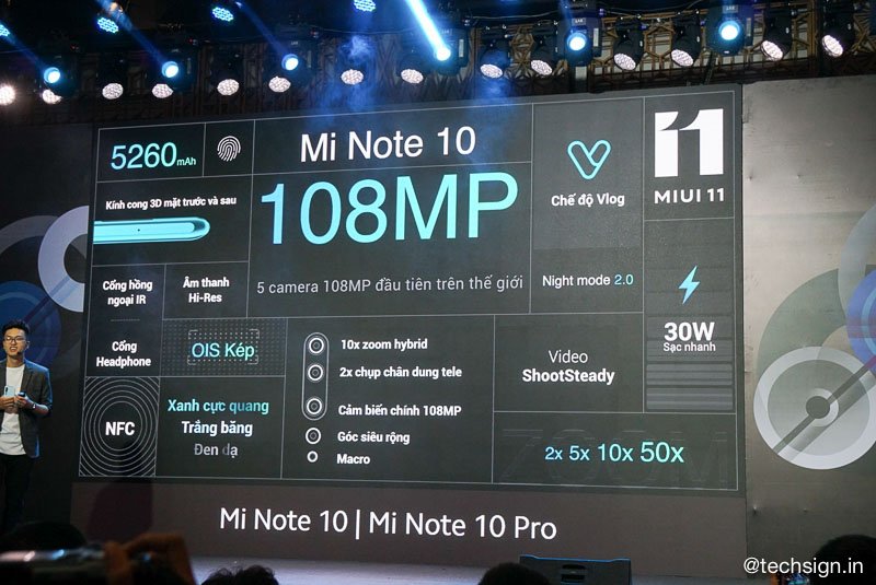 Xiaomi vừa giới thiệu Mi Note 10, máy lọc không khí và vali du lịch