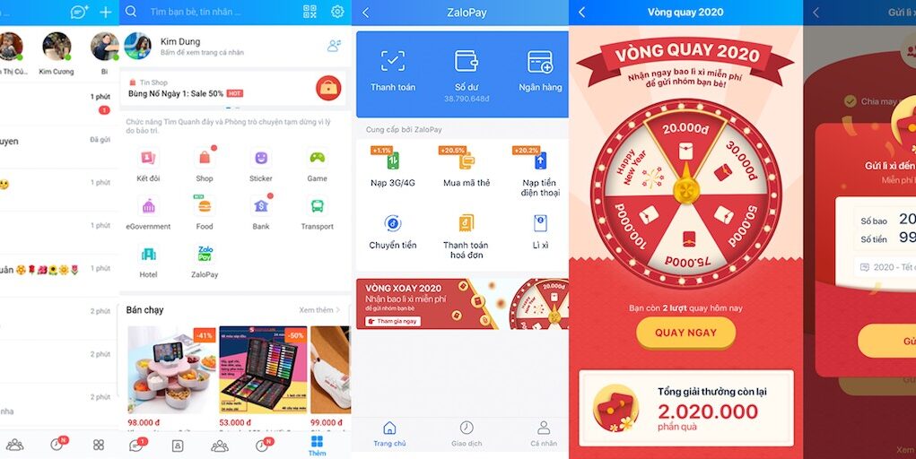 Đúng Giao thừa Canh Tý, ZaloPay trao tặng 2020000 bao lì xì may mắn