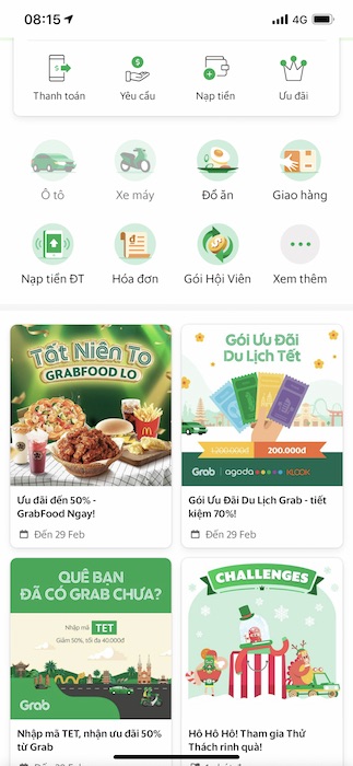 Grab đánh dấu hợp tác cùng dịch vụ du lịch Agoda và Klook