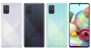 Samsung Galaxy A71 ra mắt, 4 camera sau, pin 4.500mAh và sạc nhanh