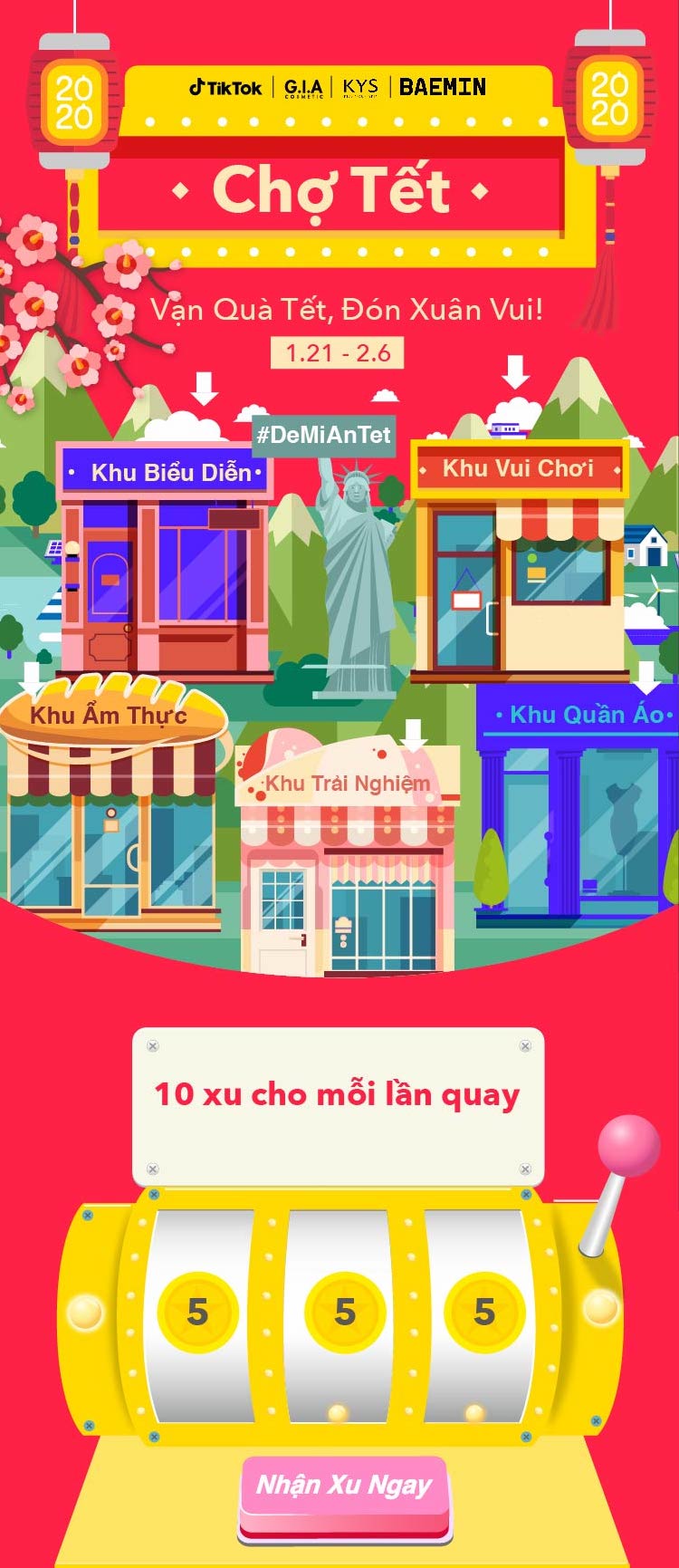 TikTok khởi xướng 6 thử thách liên hoàn ngày Tết