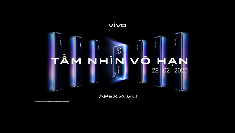 Ra mắt vivo Apex 2020: màn hình tràn không viền, sạc không dây 60W