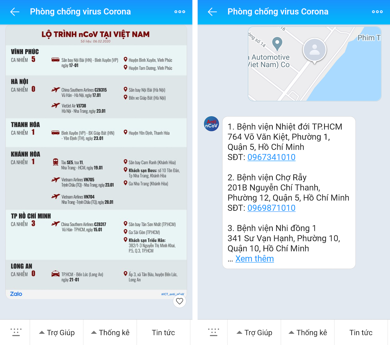 Zalo ra mắt chatbot phòng chống virus corona nCoV