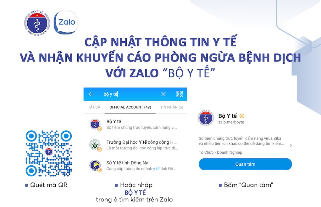 Bộ Y tế dùng Zalo truyền tải thông điệp “nhà nào ở nhà đó” phòng dịch COVID-19