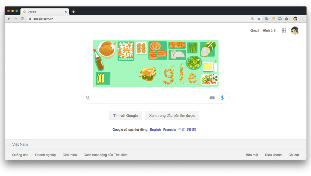 Doodle Bánh mì Việt Nam xuất hiện trên trang chủ Google hơn 10 quốc gia  