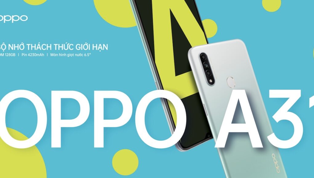 OPPO A31 lên kệ: 3 camera, bộ nhớ 128GB, pin 4230mAh, giá 4,5 triệu đồng