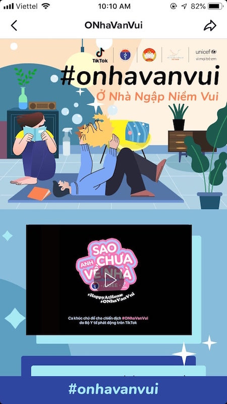 TikTok khởi động chiến dịch “Ở Nhà Vẫn Vui”