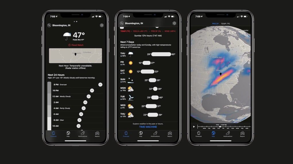 Apple vừa mua ứng dụng thời tiết nổi tiếng Dark Sky, sẽ sớm bỏ phiên bản chạy Android