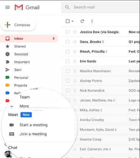 Google sẽ tích hợp dịch vụ Meet vào Gmail, mở rộng chế độ xem tối đa 16 người dùng