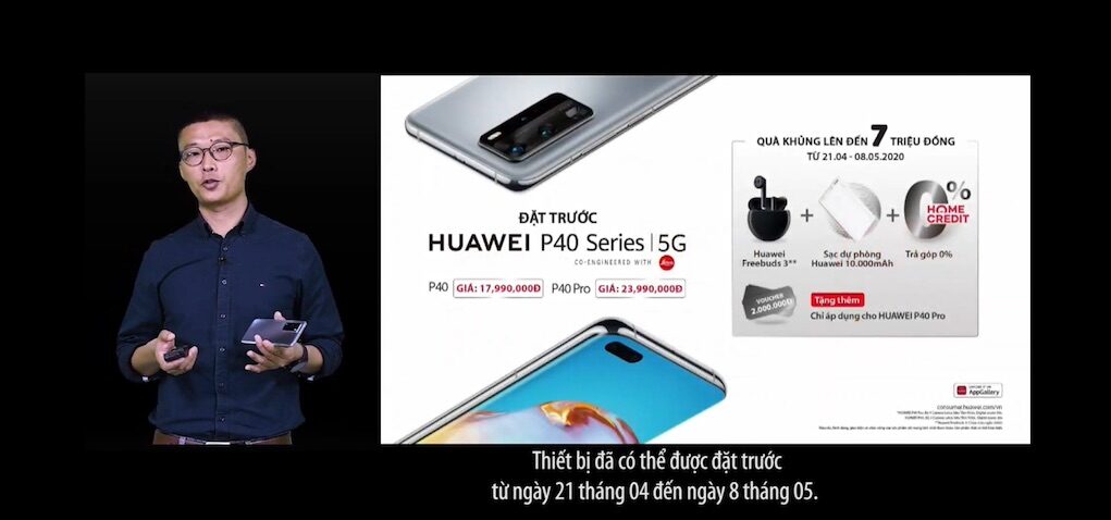 Huawei P40 và P40 Pro chính thức có mặt tại Việt Nam, giá từ 18 triệu đồng