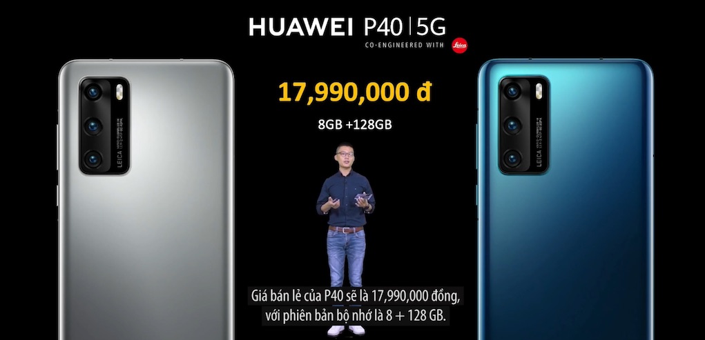 Huawei P40 và P40 Pro chính thức có mặt tại Việt Nam, giá từ 18 triệu đồng